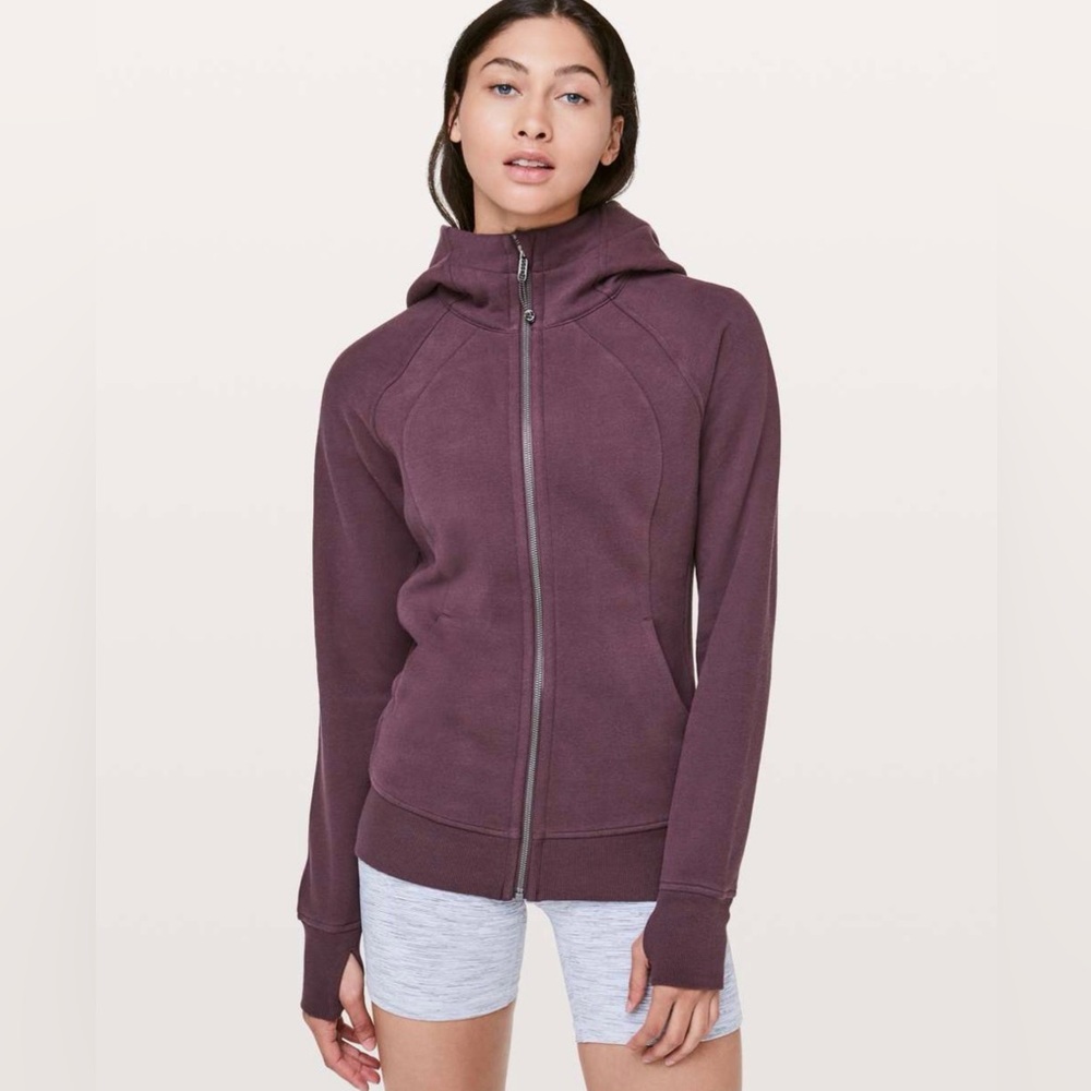 Lululemon Scuba Hoodie *Light Cotton Fleece sz 6 Arctic Plum